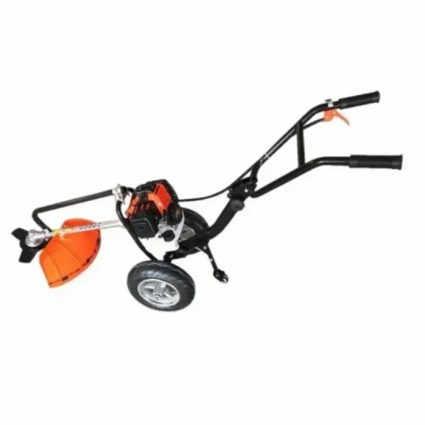 Kisankraft KK-BC2-52T, Petrol Operated 52cc Trolley Type Brush Cutter - Image 2