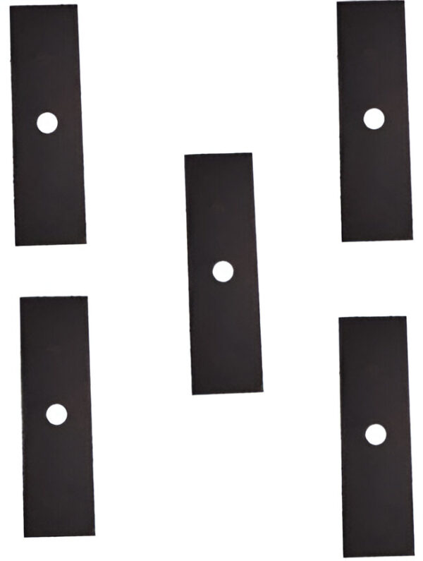 12 inch Rectangular Carbon Steel Blade Attachment for Petrol Brush Cutter (Pack of 5)