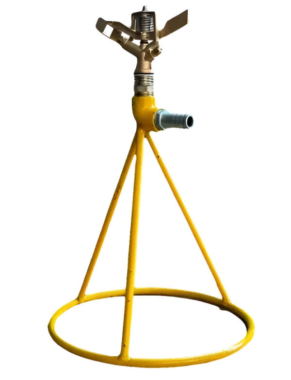 3/4" Brass sprinkler with Metal Stand with 360 Degree Rotation